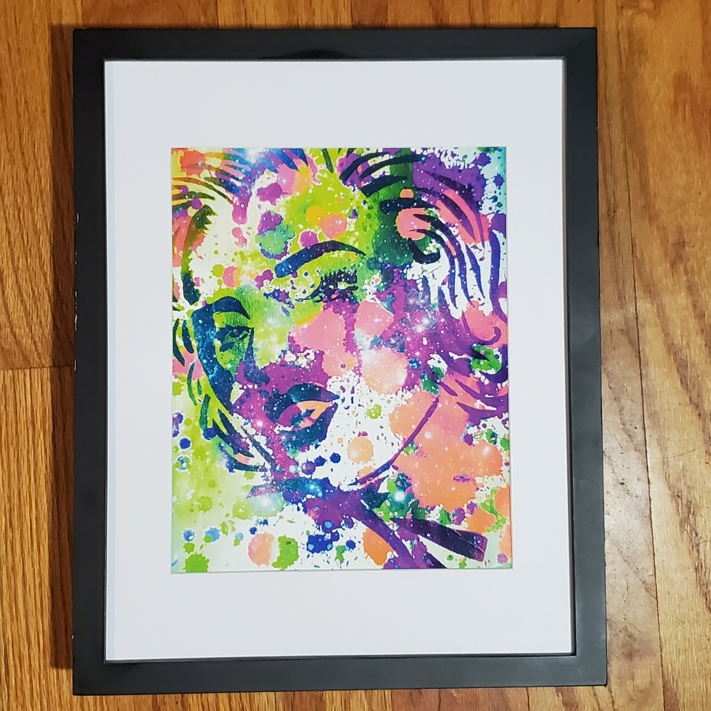 Marilyn Monroe Unframed art print pop graffiti